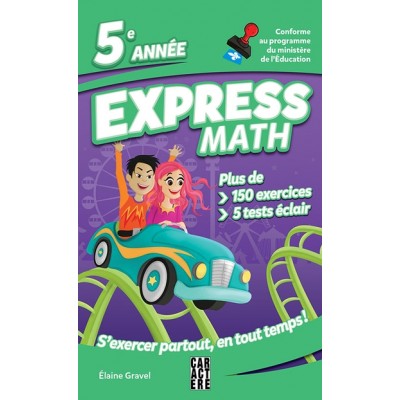  Express Math - 5e année - Nouvelle édition